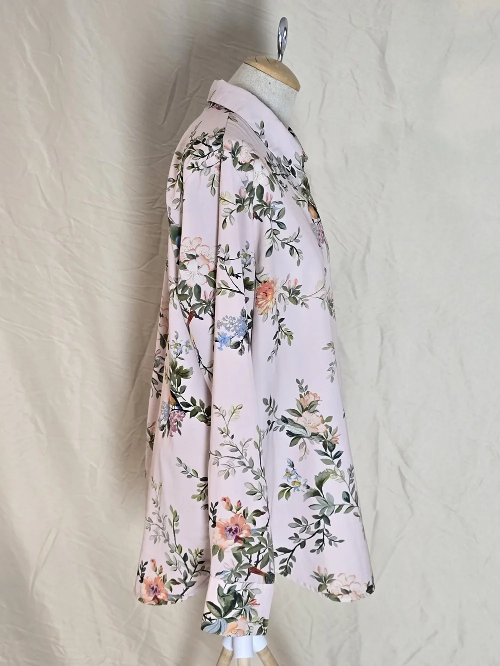 H&M Soft Pink Floral Button-Front Shirt - Picture 3 of 8